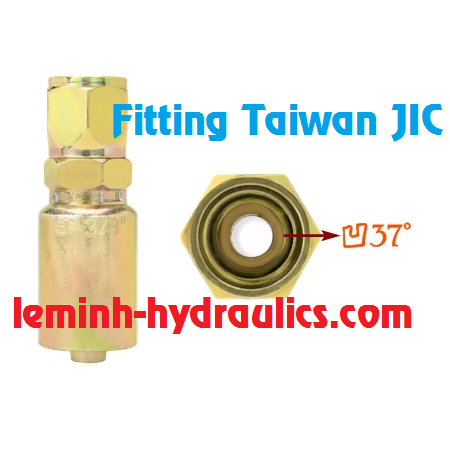 Đầu bấm thuỷ lực Taiwan - Hose fitting Taiwan JIC